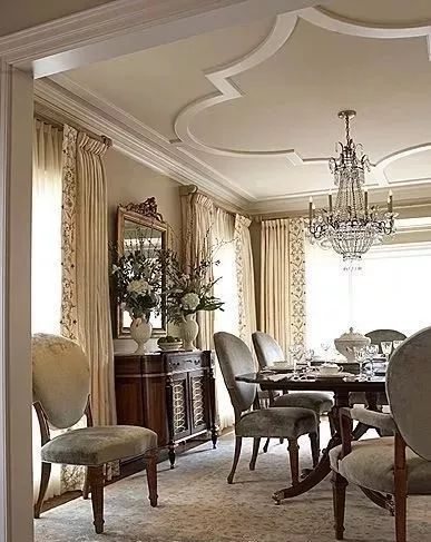 别墅窗帘的款式图片,别墅窗帘100个新款