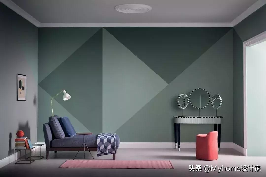 单一色墙过时了！3招色彩墙技巧，引领家居潮流！