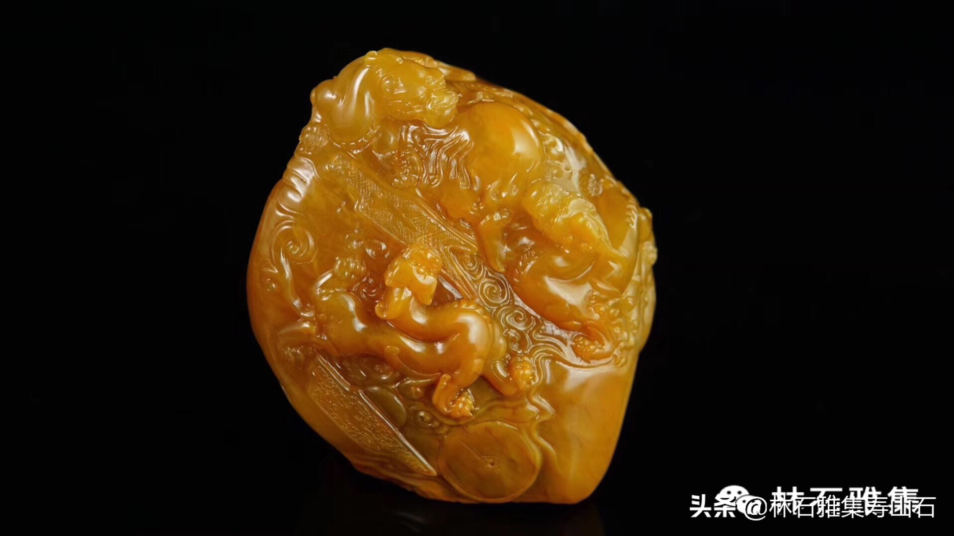 田黄石原石特征图解,林石雅集田黄石特点