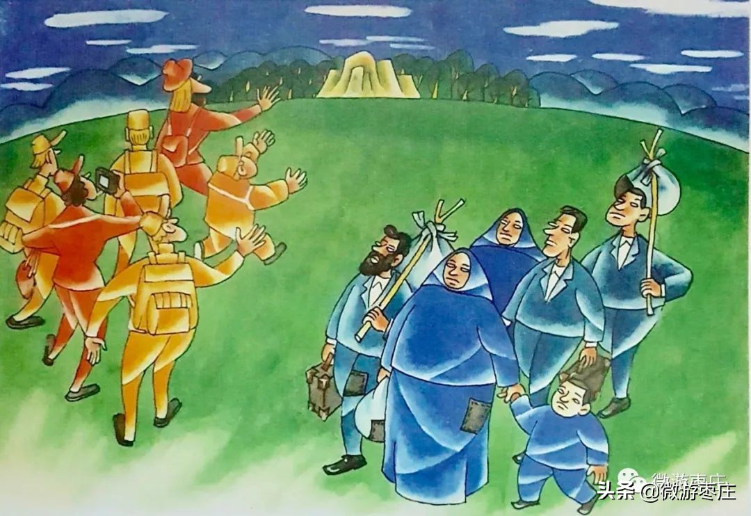 中国漫画界里有一位叫盖桂保的枣庄人