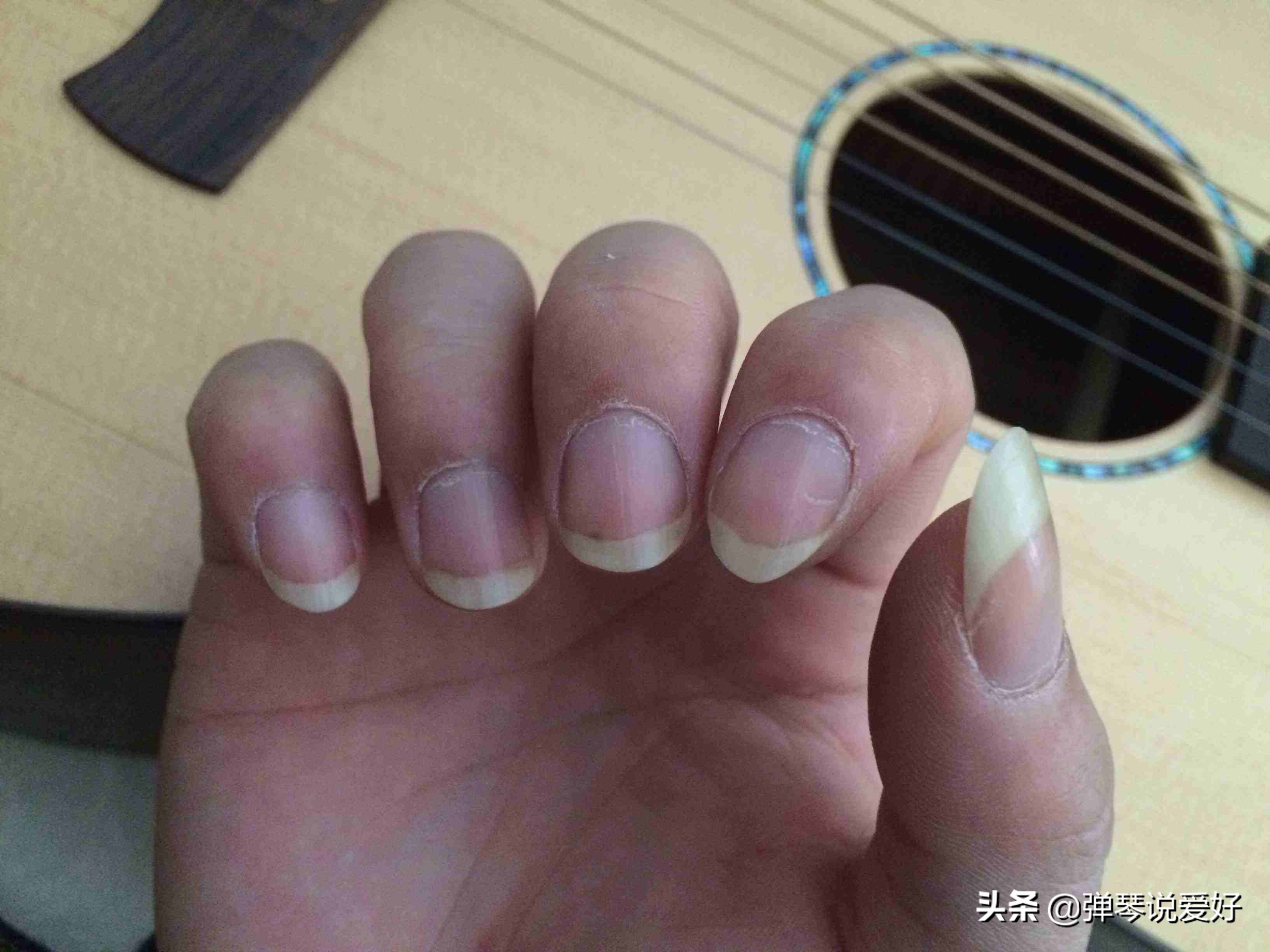 常用吉他指甲怎么修的,学吉他指甲怎么修