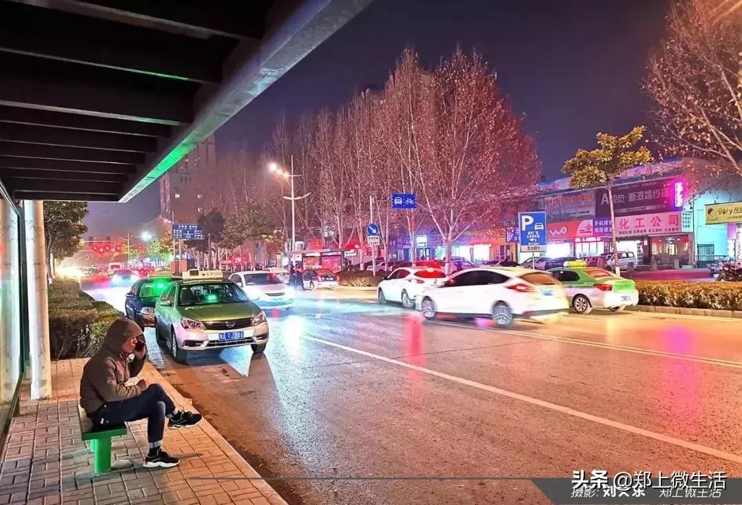 魅力小城夜景,魅力上街诗歌