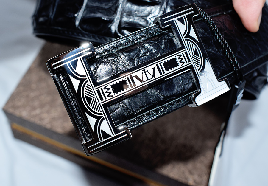 「验货」V.V.Brown鳄鱼皮腰带