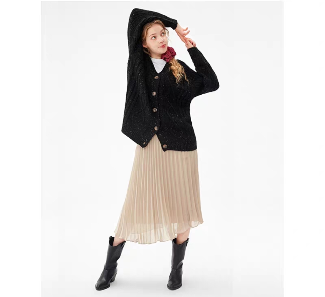 jennie穿搭短衬衫阔腿裤,jennie穿搭大衣灰毛衣