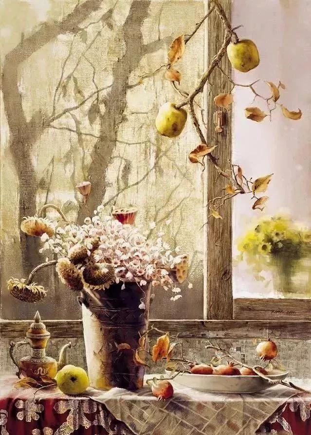 韩国水彩艺术家,韩国水彩画小清新