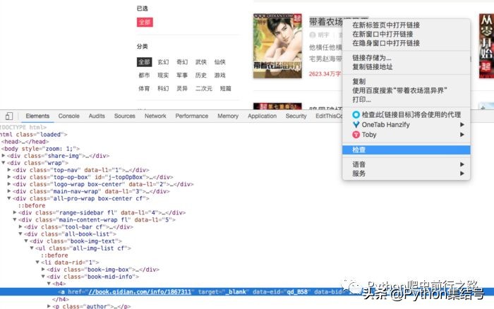 网络字体反爬之起点中文小说