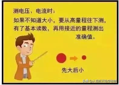 万用表使用口诀及挡位介绍,万用表使用口诀