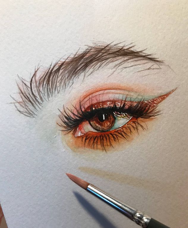 简单又好看的100种眼睛画法,画12种眼睛的画法