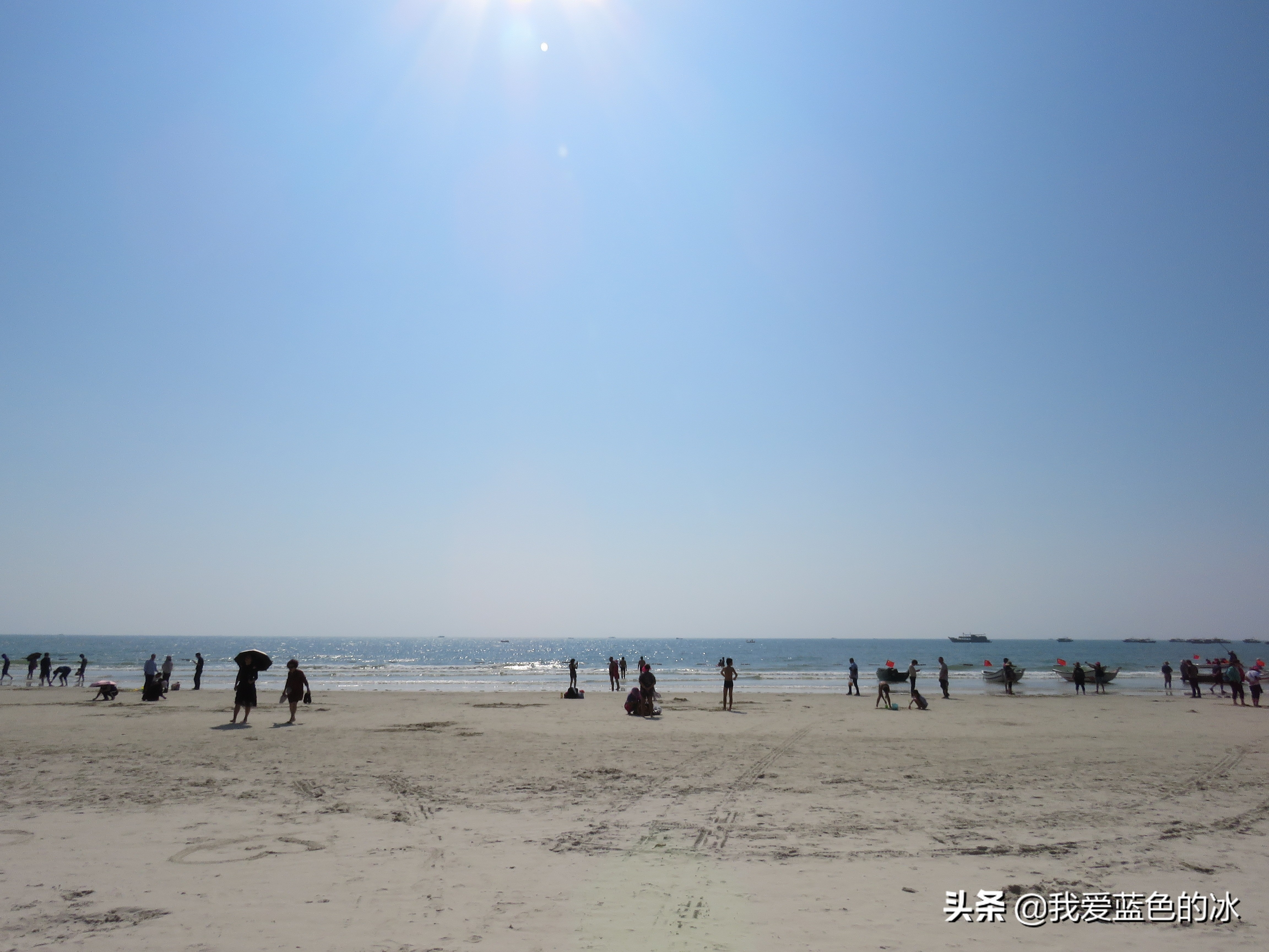 北海暖如春银滩游,北海银滩体验踏浪的感觉