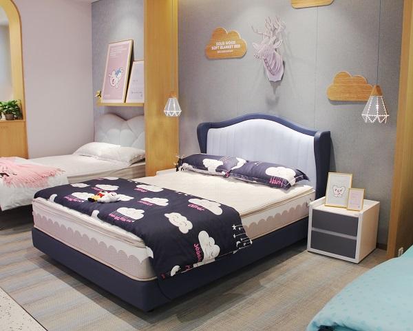 慕思儿童独立弹簧床垫,儿童慕思床垫