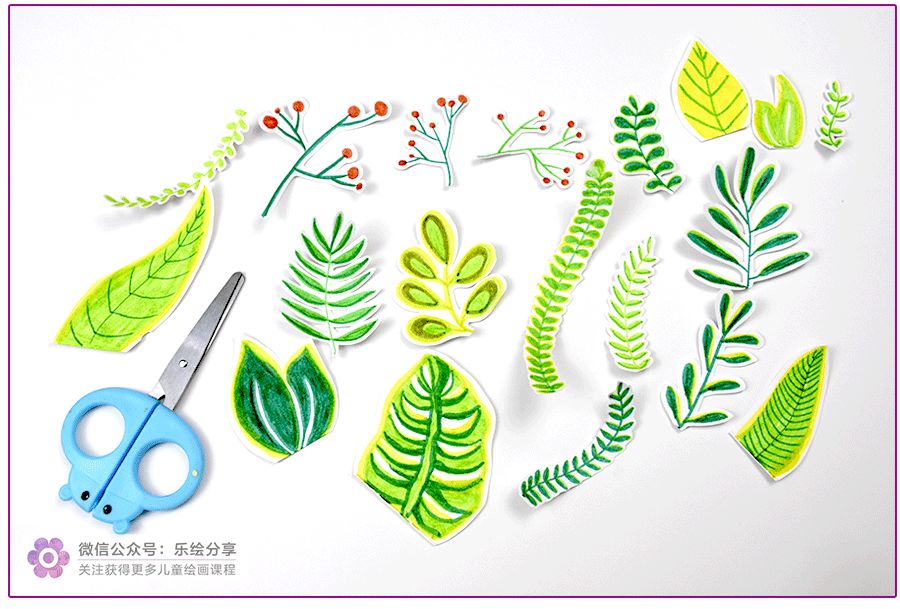 儿童画创意画花蝴蝶,儿童画大熊猫的画法