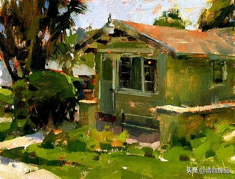 美国艺术家乔biwler油画作品赏析,丽莎印象派油画欣赏