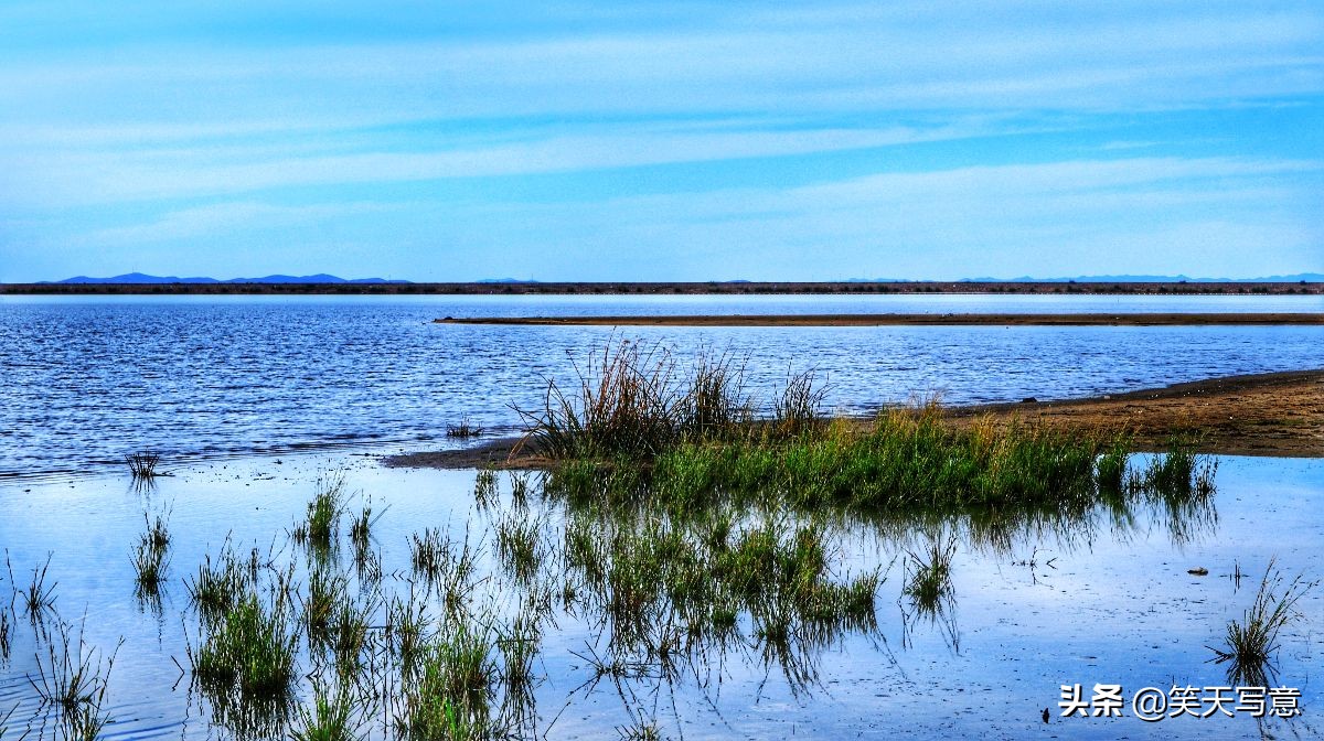 丰宁坝上大滩镇闪电湖,陶醉在秋季