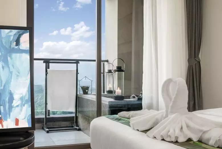 广东省内海拔最高的5星温泉金叶子，高山温泉+房间温泉一并拥有