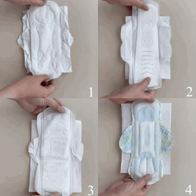 测了8个爆款卫生巾,100个卫生巾测评