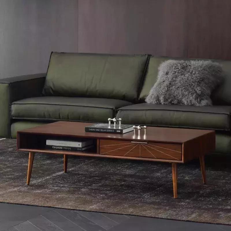 实用的实木客厅茶几推荐,木质茶几漂亮的简单的