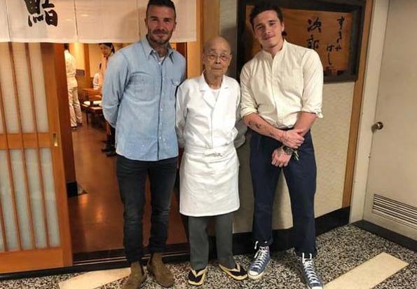 贝克汉姆的三个儿子有什么时尚,贝克汉姆大儿子不一样时尚