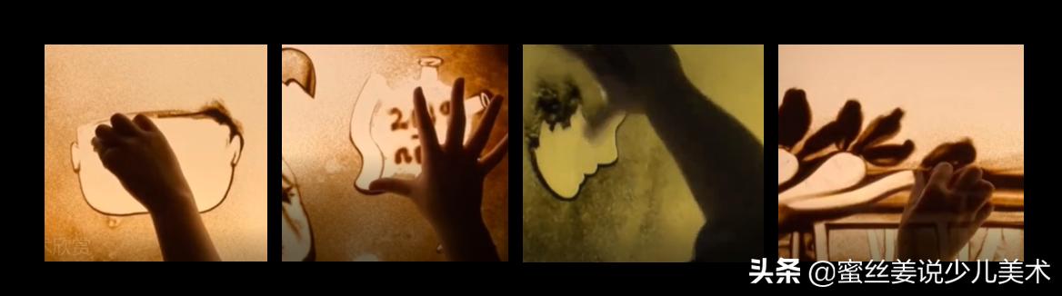 沙画表演光的特点,动态沙画和固体沙画的区别