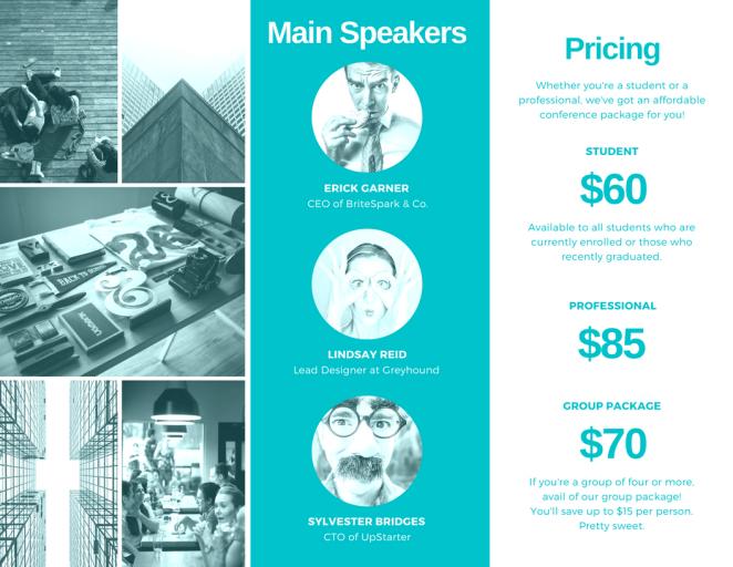 招生三折页设计,富有高级感的三折页设计