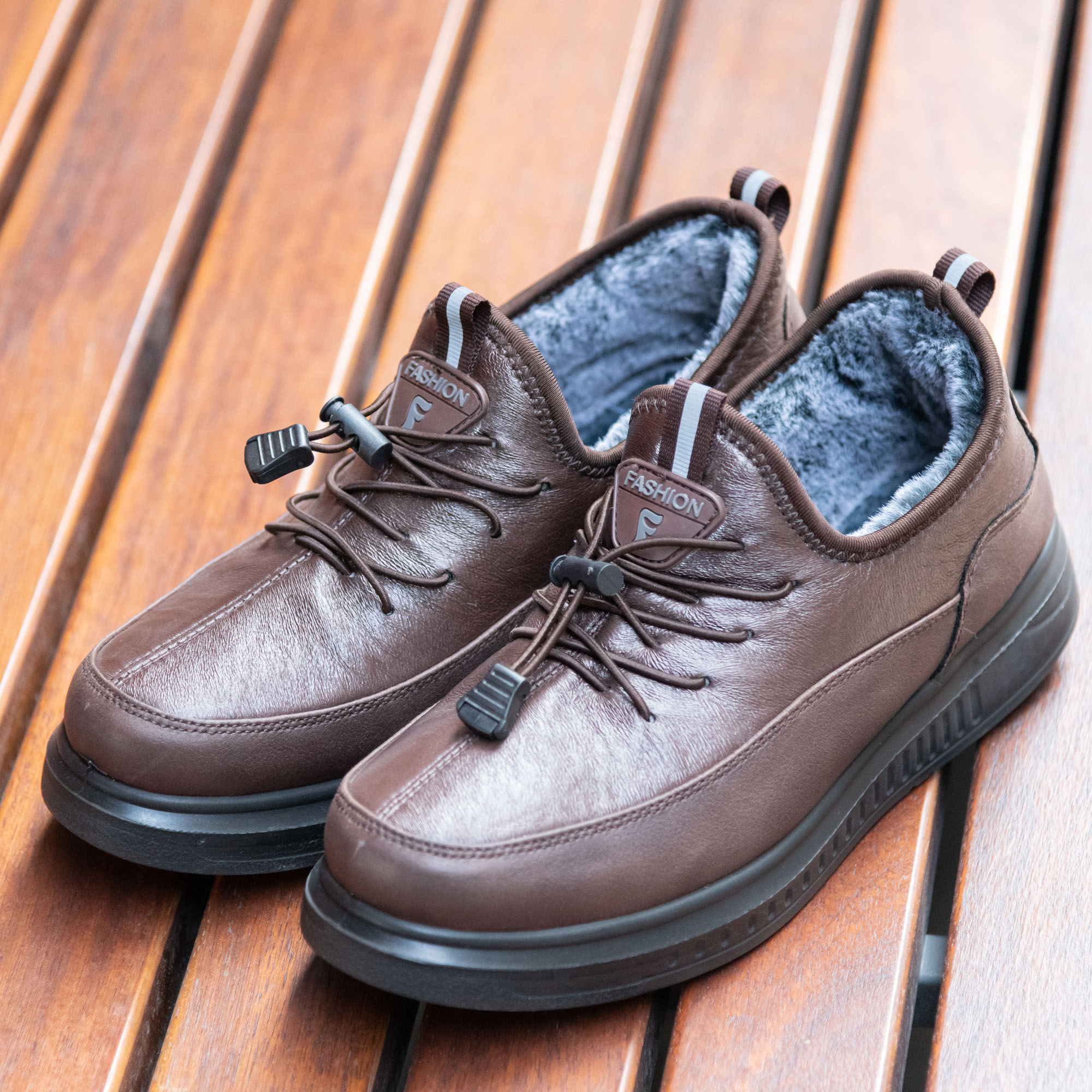 男士高帮开车鞋子,棉鞋男款冬季开车方便防水厚底