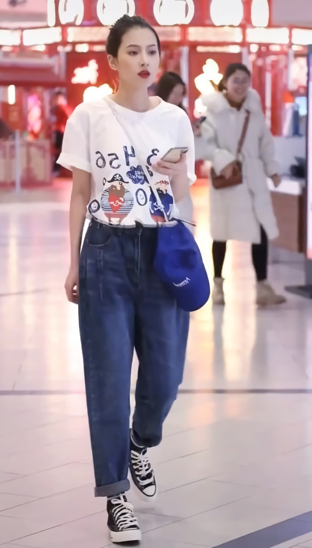 高级铅笔裤加绒加厚卷边,秋冬季节穿的裤子