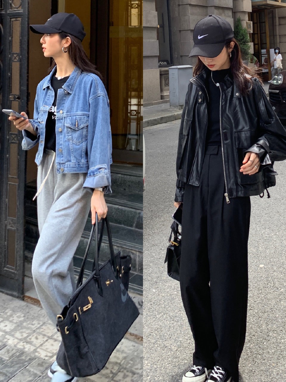 简约基础系秋装如何穿出时髦感,气质穿搭时尚简约秋装