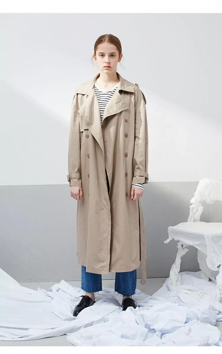 早春风衣穿搭高级感,早春穿搭颜色毛衣外套