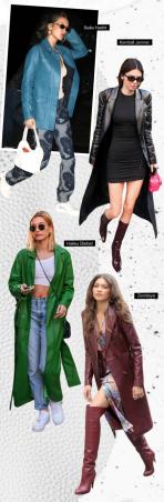 今秋皮衣这样穿又酷又美,早秋皮衣短款酷飒