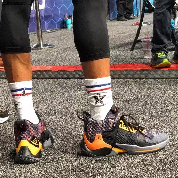 nba球星今日上脚图,伦纳德抢七绝杀上脚球鞋