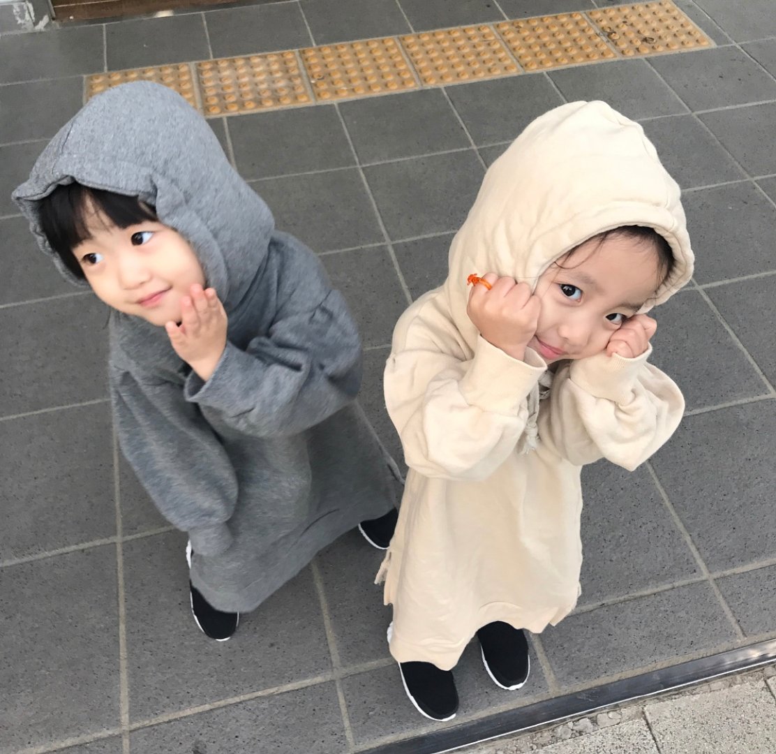 萌娃可爱闺蜜头像,四人闺蜜头像呆萌四张一人一张