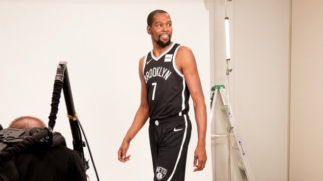 杜兰特篮网队7号勇士队35号,杜兰特7号球衣篮网