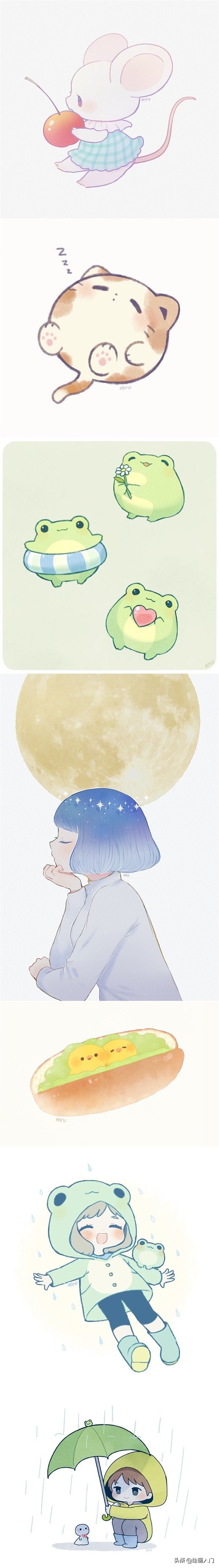 100个可爱卡通漫画表情素材,100个可爱卡通漫画