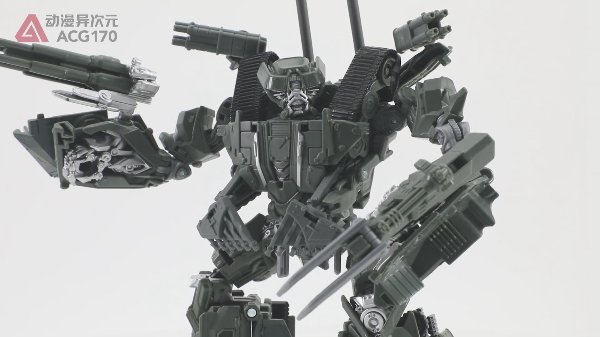 电影变形金刚1擎天柱玩具测评,变形金刚中能变坦克的霸天虎