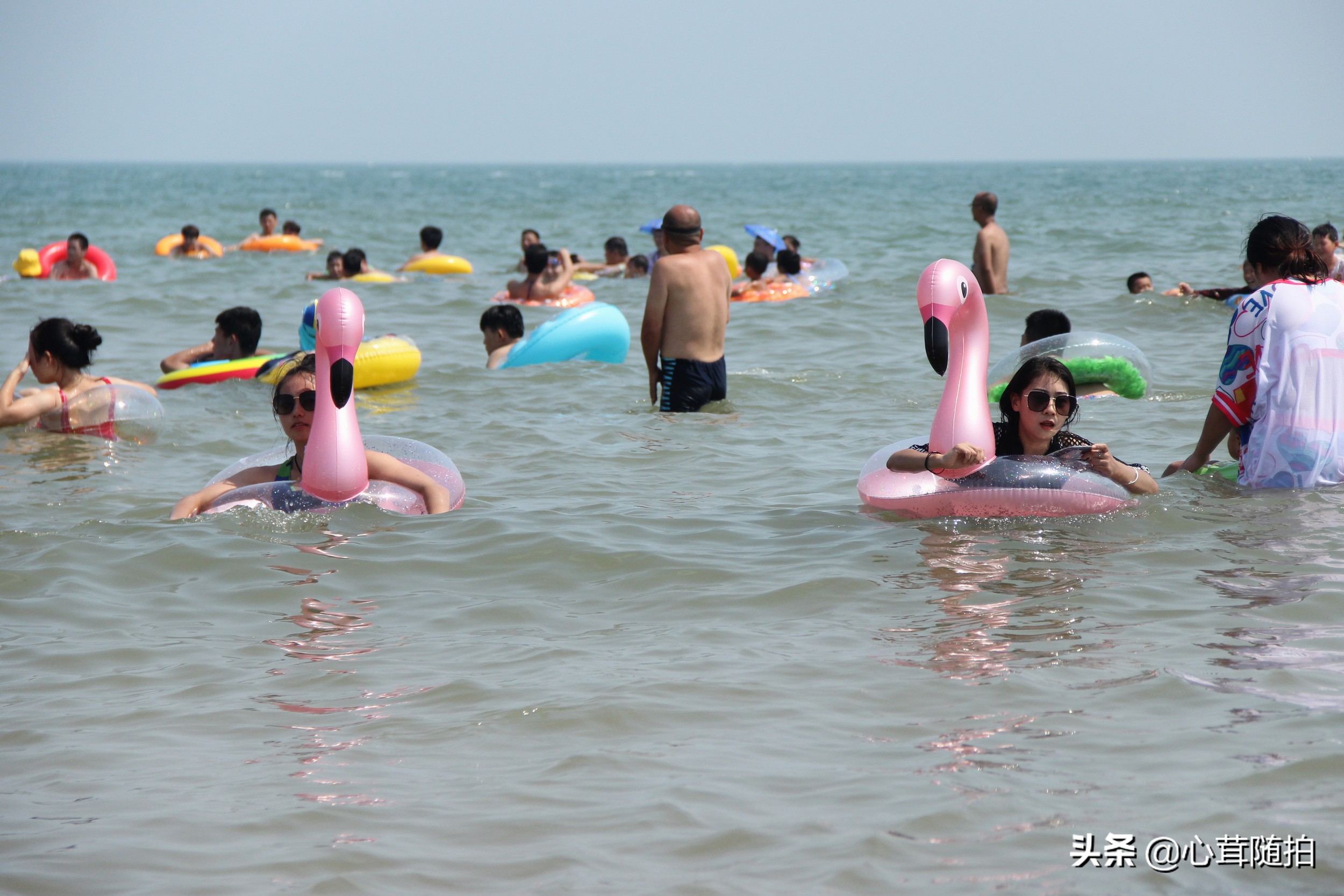 青岛市的金沙滩,金沙滩海边生活