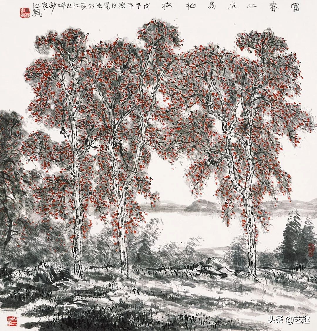 画家江枫作品,黄公望评价