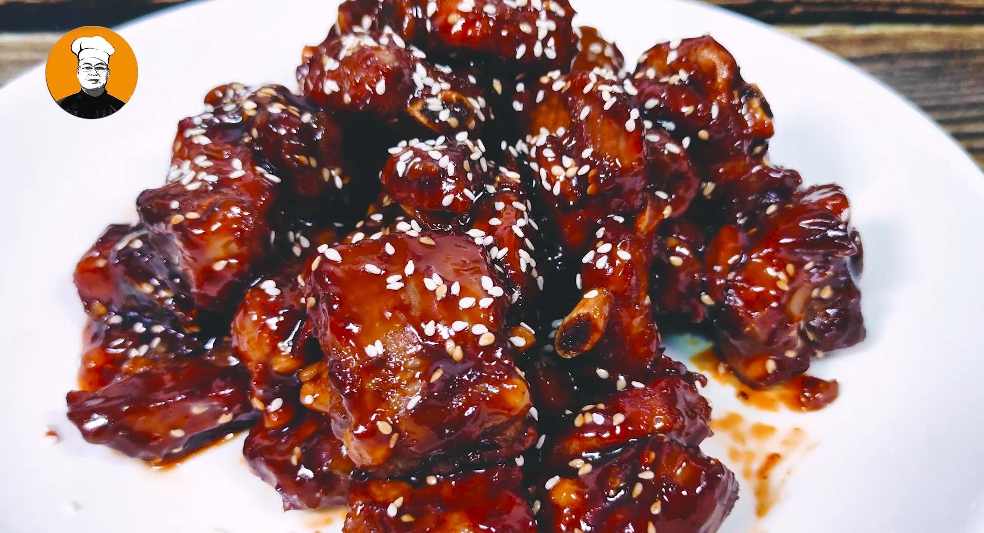 正宗糖醋排骨做法视频王刚,最简单糖醋排骨教程视频