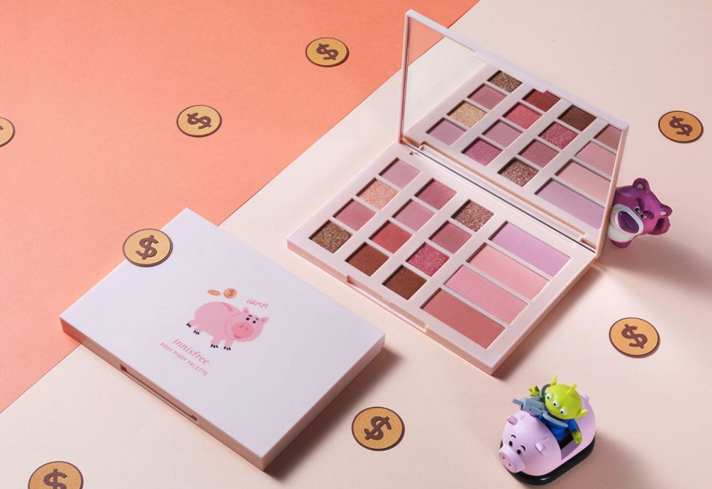 桃粉色系眼影盘,精致的猪猪女孩眼影推荐