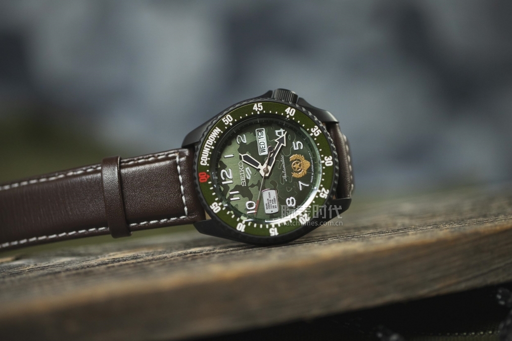 精工5号街霸机械表什么表带好看,精工5号黑红款