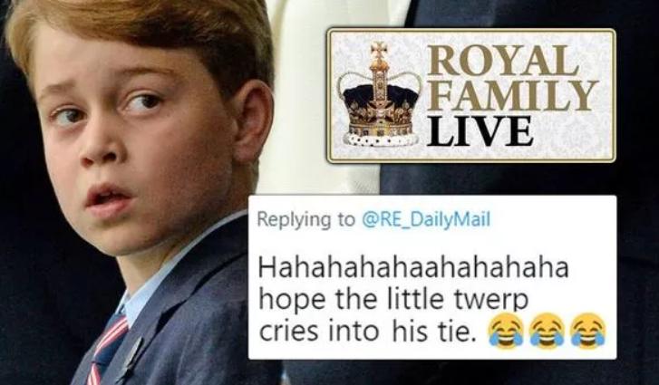 乔治王子最新近况,乔治被球迷讽刺
