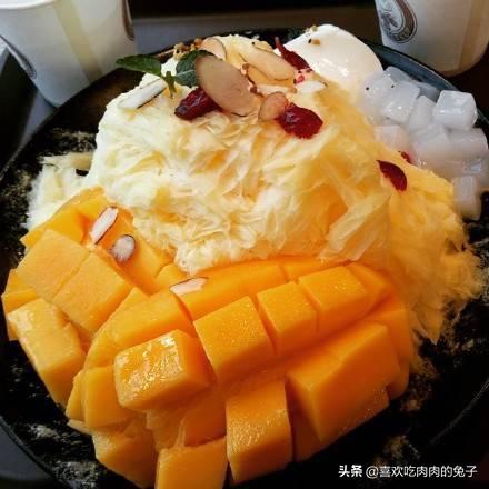 夏日芒果甜品沙冰,好吃的酸奶芒果冰沙