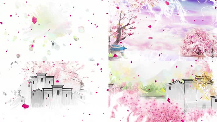 古风水墨视频素材就来凌晨两点素材网