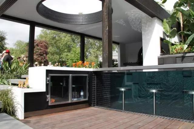 庭院马赛克烧烤台,庭院移动式烧烤台