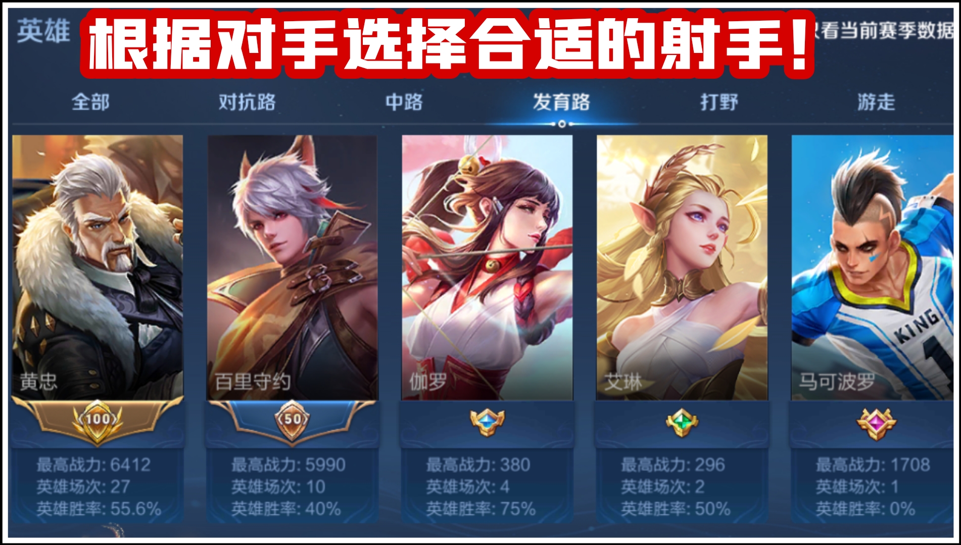 王者荣耀高端局射手打法思路意识,王者荣耀射手高端局思路打法教学