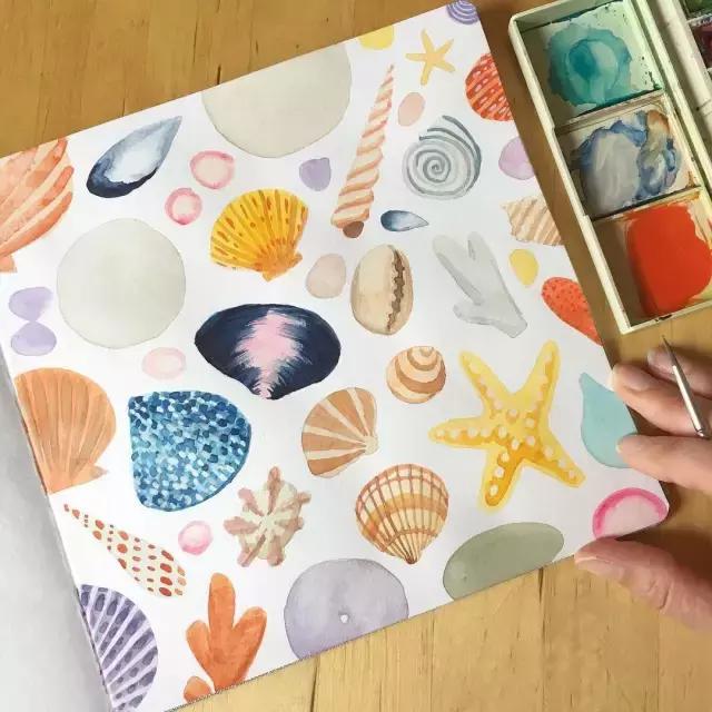 手残党零基础画,纹理画教程初学者