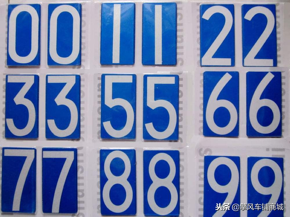 车牌号最佳数字测试,汽车车牌如何选好号码