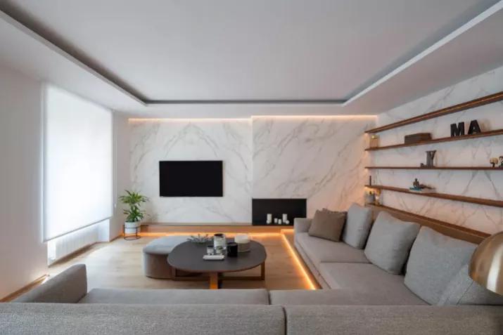 小户型高级感装修,小户型复式客厅高级感