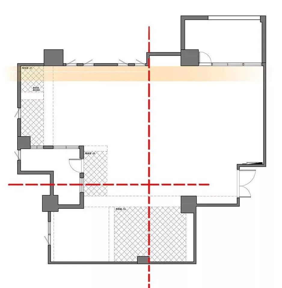 装修好的三室改两室变大客厅,户型改造二室改三室带阳台60平方