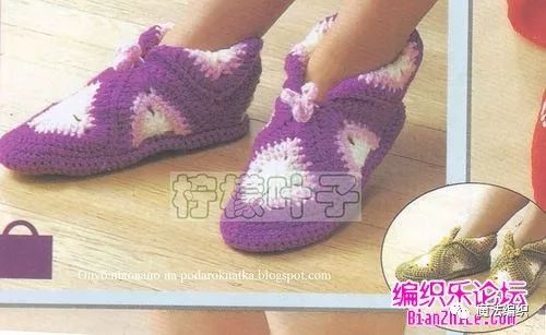 钩针人字拖鞋大全图解,钩针钩拖鞋全部教程