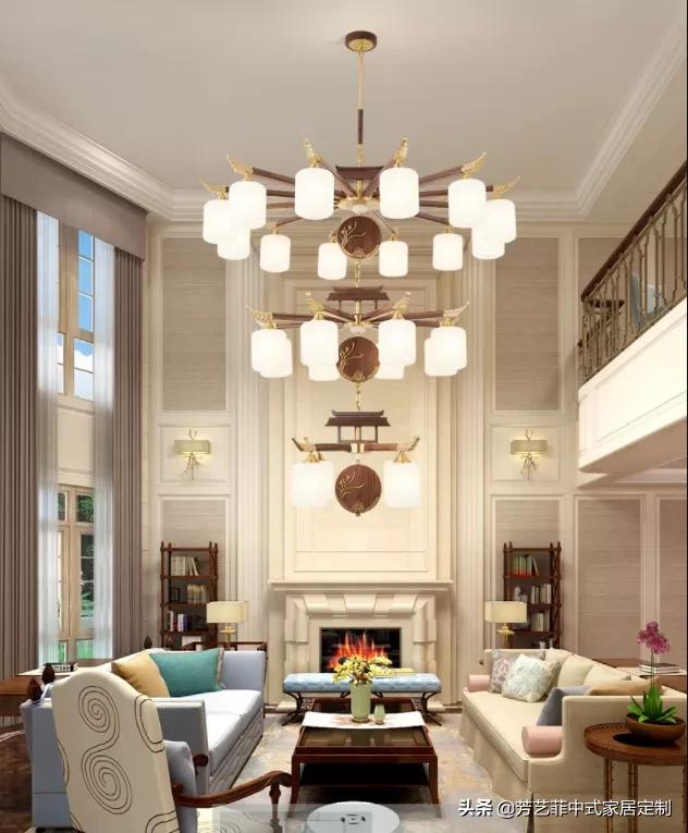 中式空间灯布置,中式空间如何营造高级感