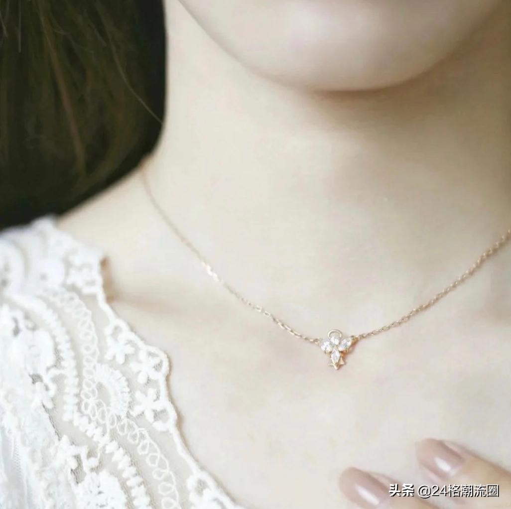 施华洛世奇天使之环项链,施华洛世奇项链黑天鹅测评